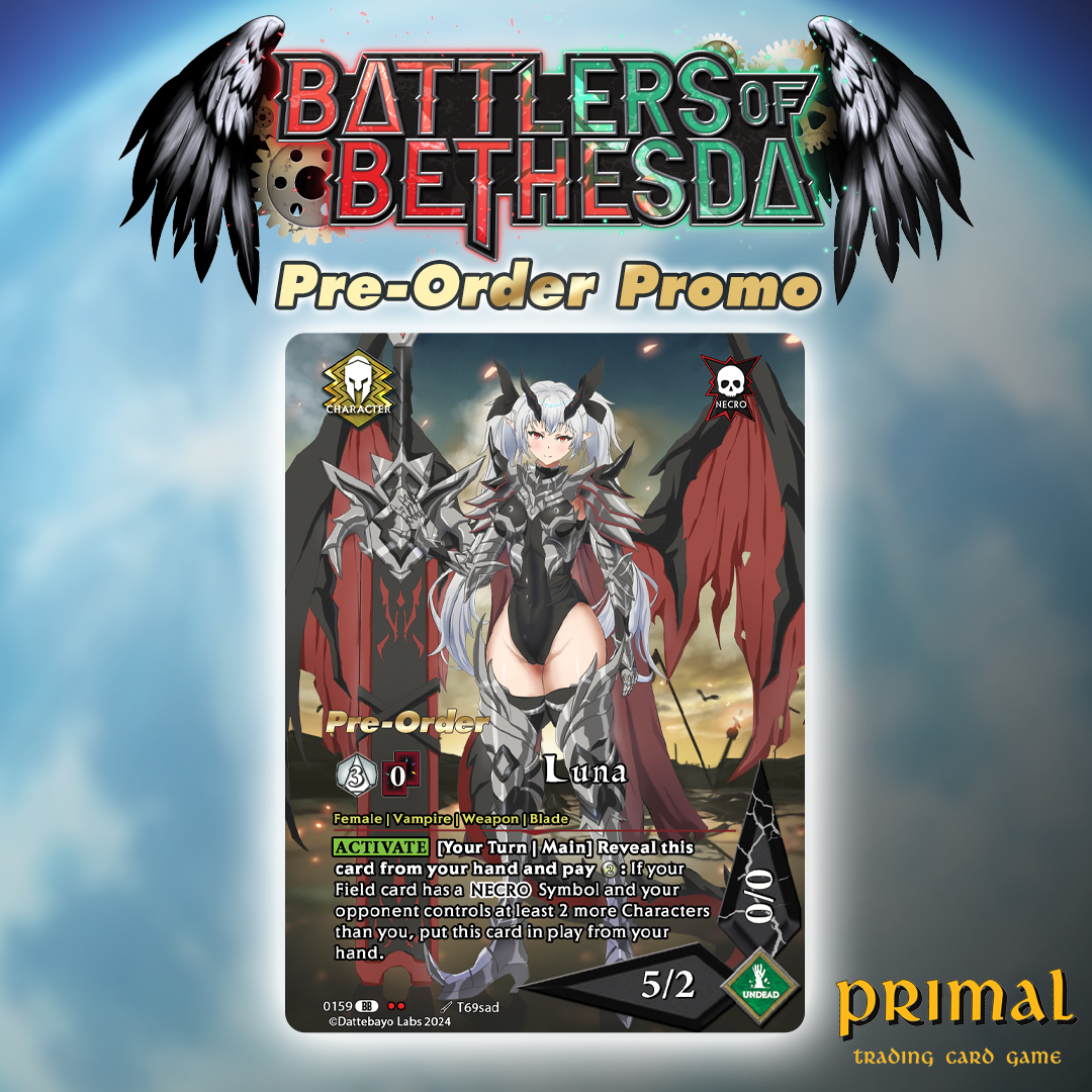 Primal TCG Battlers of Bethesda Pre-orders